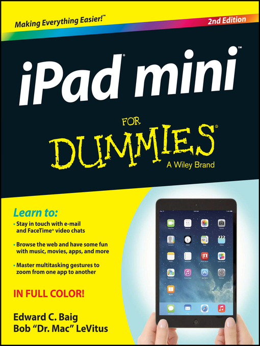 Title details for iPad mini For Dummies by Edward C. Baig - Available